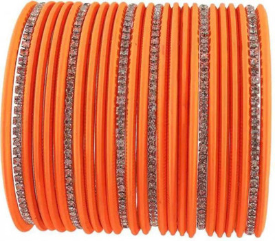 RADHA MOHAN EMPIRE Metal Zircon Bangle Set(Pack of 26)