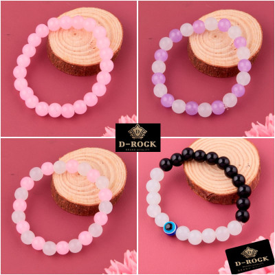 D-Rock Crystal, Alloy Crystal Gold-plated Bracelet Set(Pack of 4)
