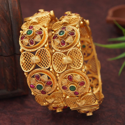 Atulya Brass Bangle(Pack of 2)