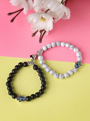 NVR Glass Beads Bracelet Set(Pack of 2)