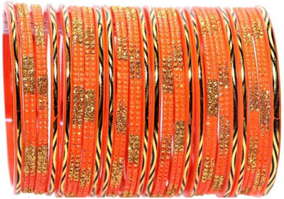 MADHAV ENTERPRISES Glass Bangle Set(Pack of 10)