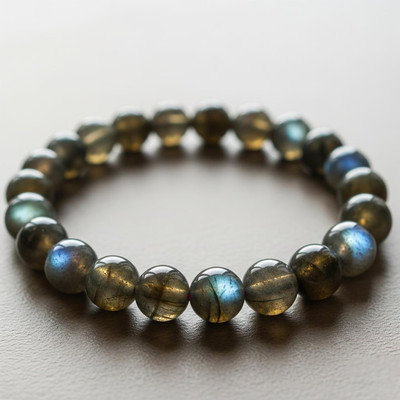 BHAGVAT AGATE Wood Bracelet