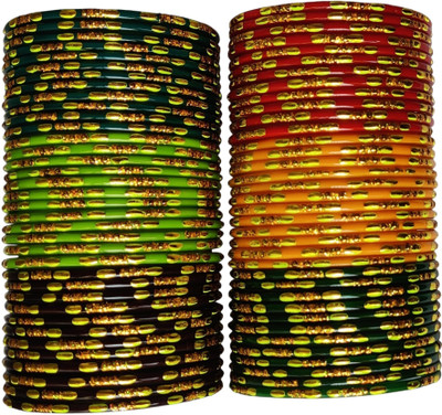 shri GBS Glass Bangle Set(Pack of 72)