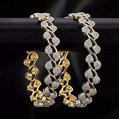 TFP STORE Alloy Gold-plated Bangle Set(Pack of 2)