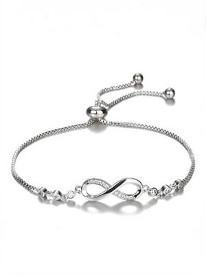 TheVineGirl Stainless Steel Silver Bracelet