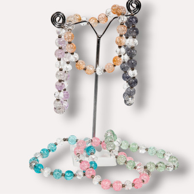 Kord Store Glass Beads Bracelet Set(Pack of 6)