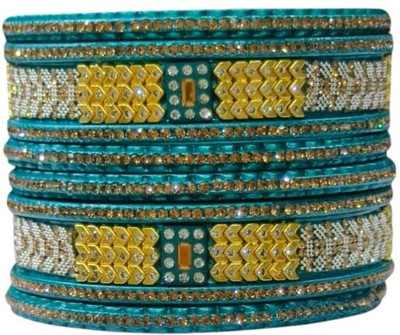AMCM Lac Cubic Zirconia Bangle Set(Pack of 6)