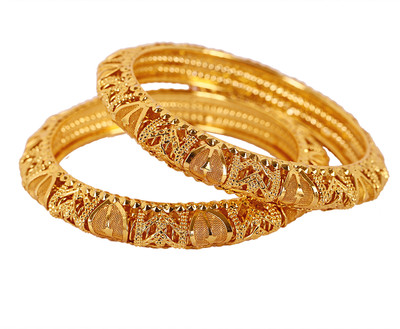 Oneys collection Alloy Gold-plated Bangle Set(Pack of 2)