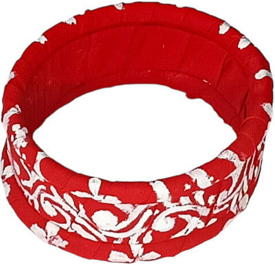 Soundarya boutique Fabric Bangle Set(Pack of 3)