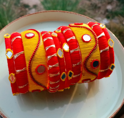 TITLEE Plastic Bangle Set(Pack of 10)