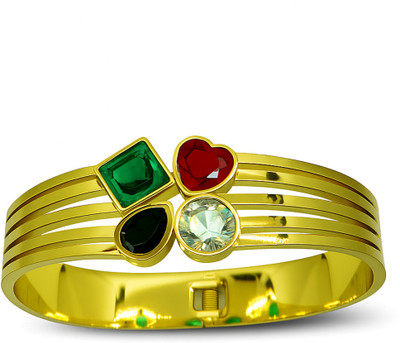 SENCILLA CHIC Alloy Cubic Zirconia Gold-plated Bangle