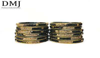 DMJ Glass Bangle Set(Pack of 10)