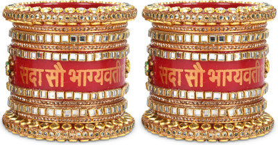 BridalGarnish Plastic Bangle Set(Pack of 2)