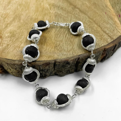DIVINE HINDU Silver Bracelet