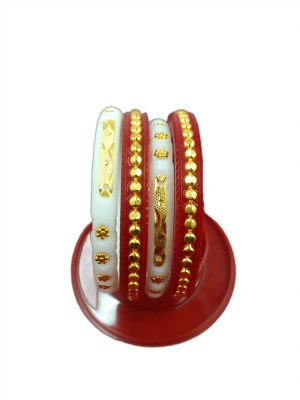 Srishti Creation Plastic Gold-plated Bangle Set(Pack of 4)