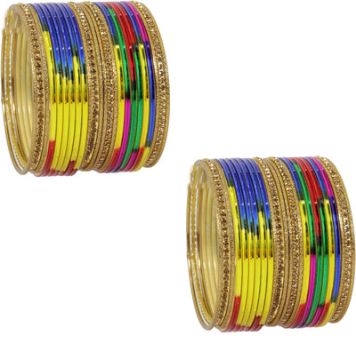 NMII Metal Zircon Bangle Set(Pack of 62)