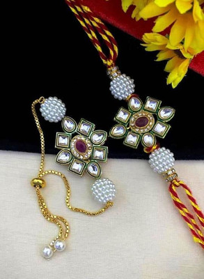 MB Creation Alloy Beads Gold-plated Bracelet Set(Pack of 2)