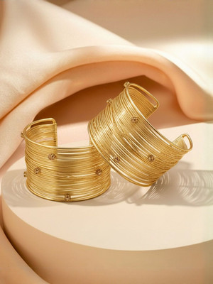 ANOUK Metal Gold-plated Cuff(Pack of 2)