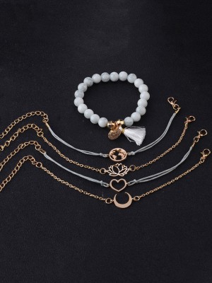 Kairangi Metal Bracelet Set(Pack of 4)