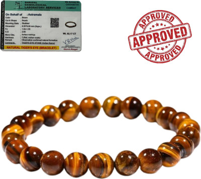 UBRONIK Tiger's Eye Agate, Crystal Bracelet