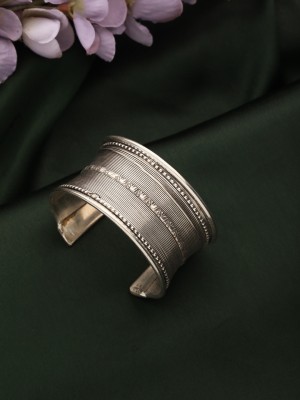 AATMANA Brass Silver Cuff