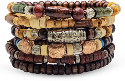 BOHENOOR Wood Bracelet Set