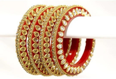 ARFA CREATION Shell Bangle Set(Pack of 4)