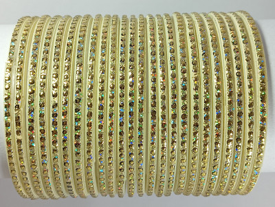 RIJB Glass Bangle Set(Pack of 24)