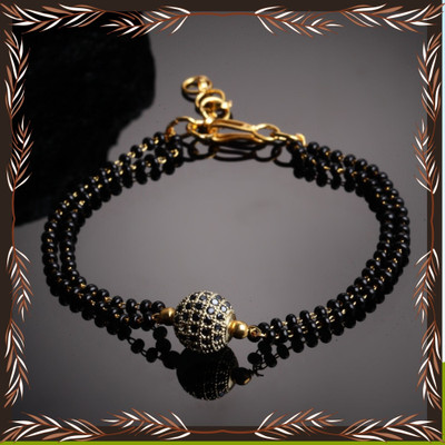 Temora Brass Diamond Gold-plated Bracelet