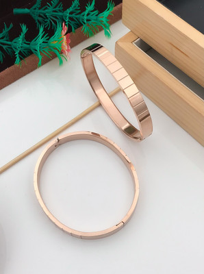 MAME CREATION Stainless Steel Gold-plated Kada
