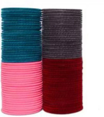 RADHA MOHAN EMPIRE Fabric, Glass Bangle Set(Pack of 96)