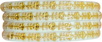 Ashia Retails Plastic Gold-plated Bangle Set(Pack of 4)