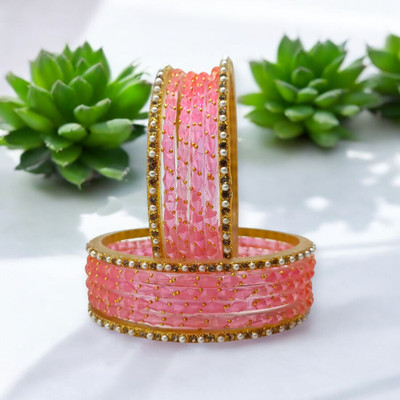 Shree Kriti Glass Bangle Set(Pack of 10)