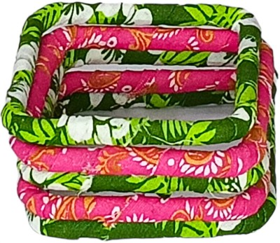 Soundarya boutique Fabric Bangle Set(Pack of 4)