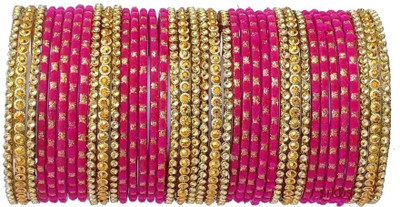 DURGANSH Glass Bangle Set(Pack of 38)