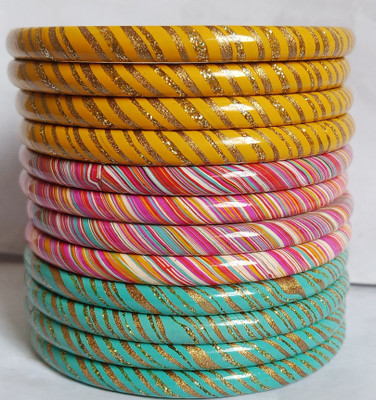 Lahti wala lac Lac Bangle Set(Pack of 10)