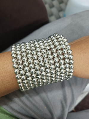 PRASUB Alloy Beads Sterling Silver Bracelet