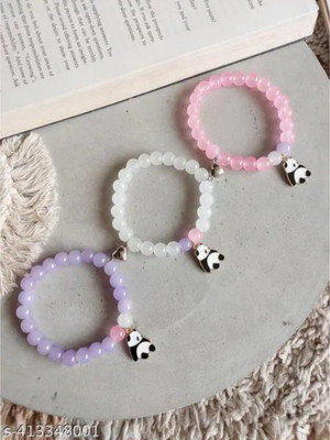 Amit Fashion Mother of Pearl Charm Bracelet(Pack of 3)