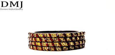 DMJ Glass Bangle Set(Pack of 4)