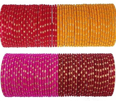 YUVI ENTERPRISES Glass Bangle Set(Pack of 10)