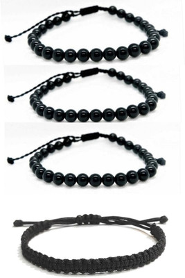 KINGSTYLEIMPEX Metal Charm Bracelet(Pack of 4)