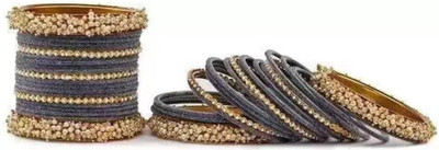 Rajwadi Alloy Pearl Bangle Set(Pack of 42)