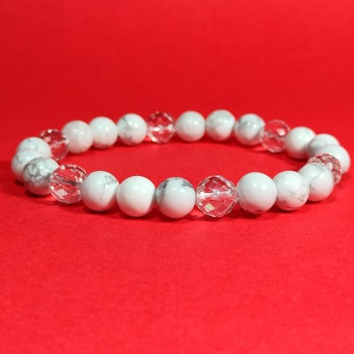 Malas Collection Stone, Crystal Crystal Charm Bracelet