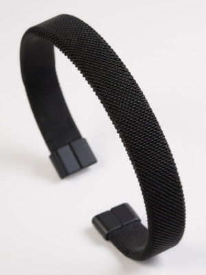 RAPPERSSHOP Stainless Steel Rhodium Bracelet