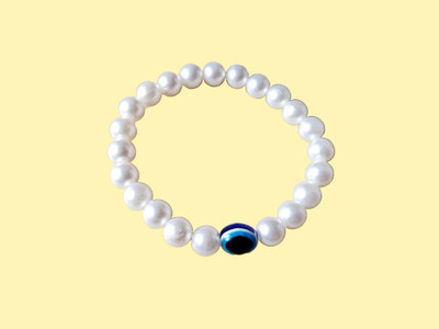 ANAY Stone Pearl Bracelet