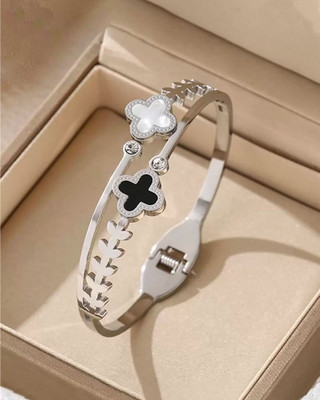 SVSONS Brass, Alloy Zircon Gold-plated Bangle Set