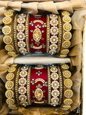 Aashirwad Plastic Gold-plated Chudas(Pack of 2)