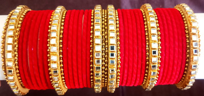 DEEPAK Metal Beads Bangle Set(Pack of 2)