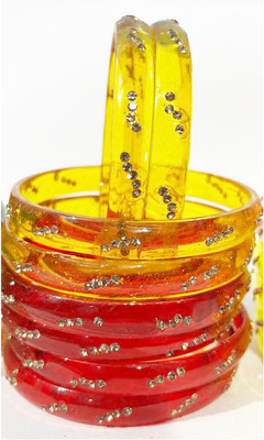 PIHU COSMETICS Plastic Bangle Set(Pack of 4)