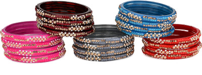 1st Time Glass Bangle Set(Pack of 20)